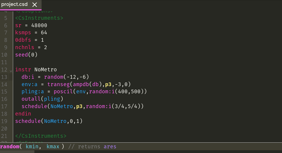 csound 7 code on web ide
